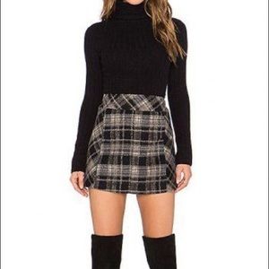 2 FOR $60 Free People ‘Zip It To’ Plaid Mini Skirt